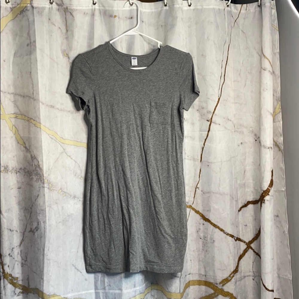 Gray t shirt dress